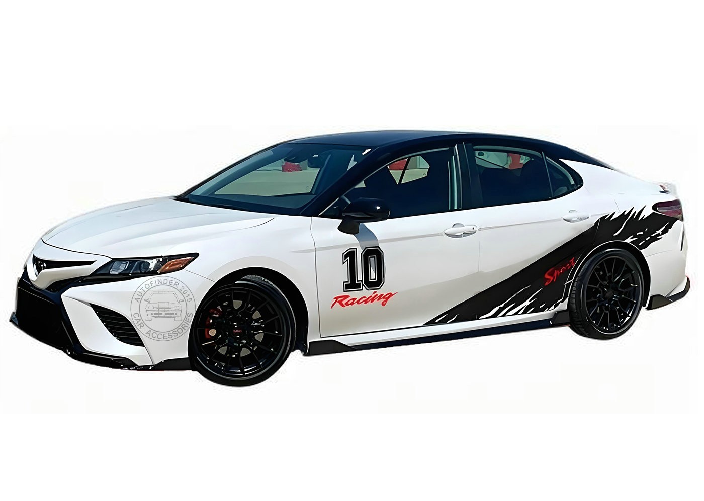 Graphics Motorsport Sticker Decal For Toyota Camry Corolla Racing Sport Stripes