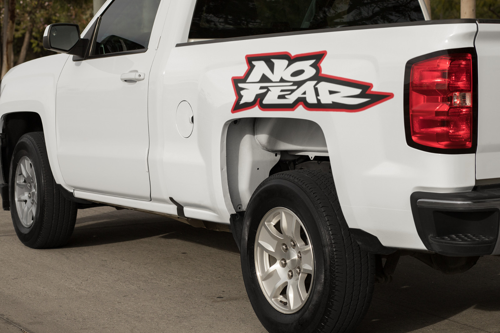 No Fear Vinyl Car Window Decal 3M Graphic Truck Motocross Sticker Logo