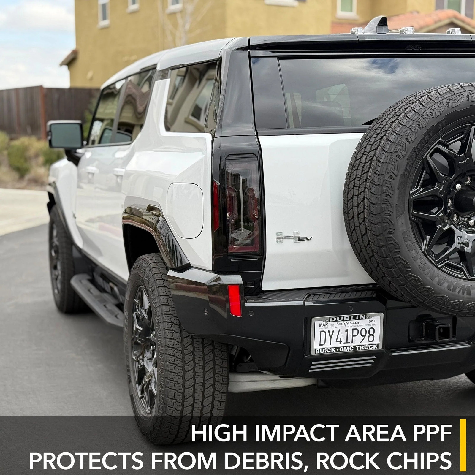 Swing Gate PPF | GMC Hummer EV – Partial Paint Protection Film