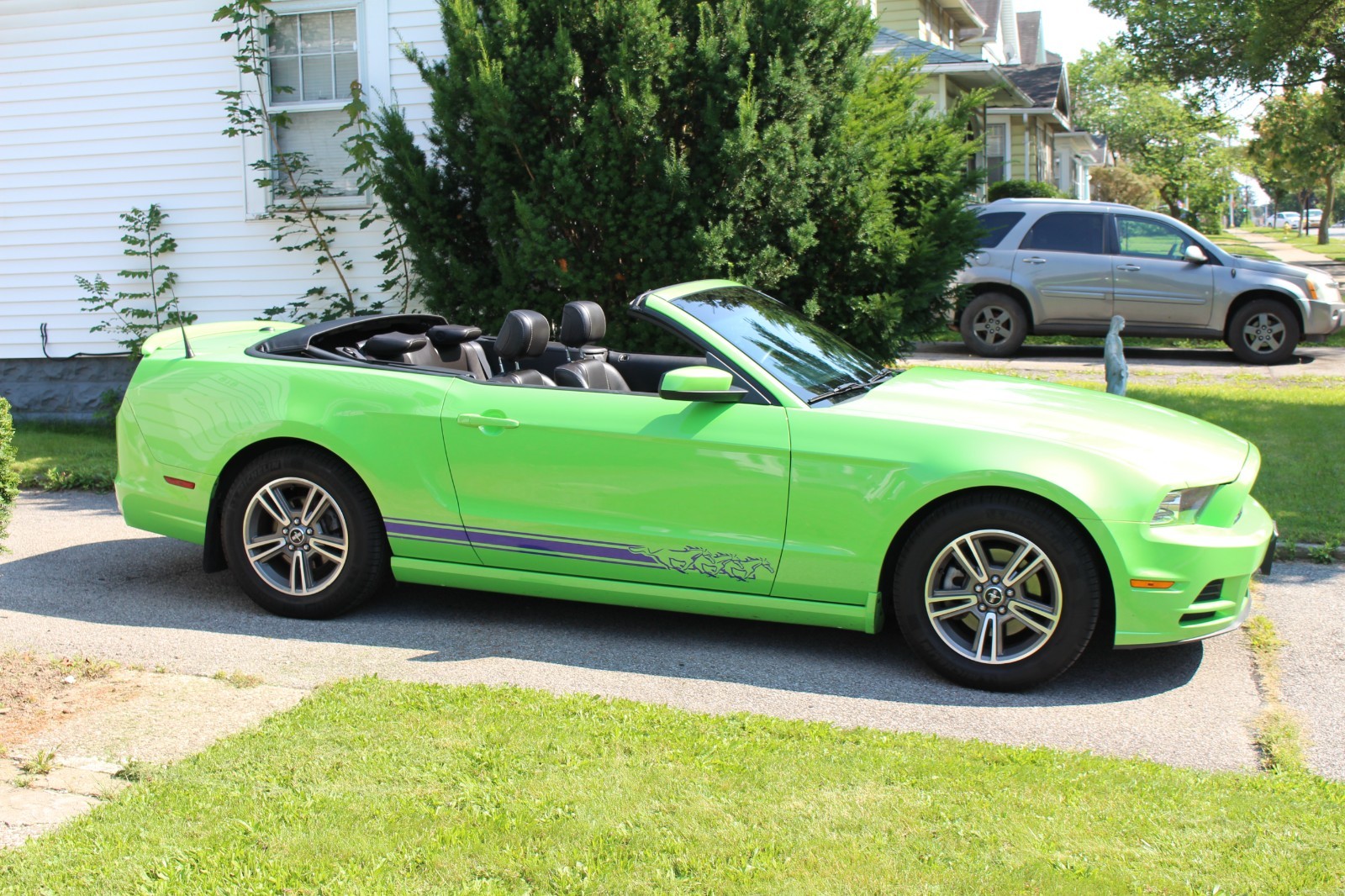 3 Horse Running Fit all Year Mustang Rocker stripes Stripe Graphics Set Decals