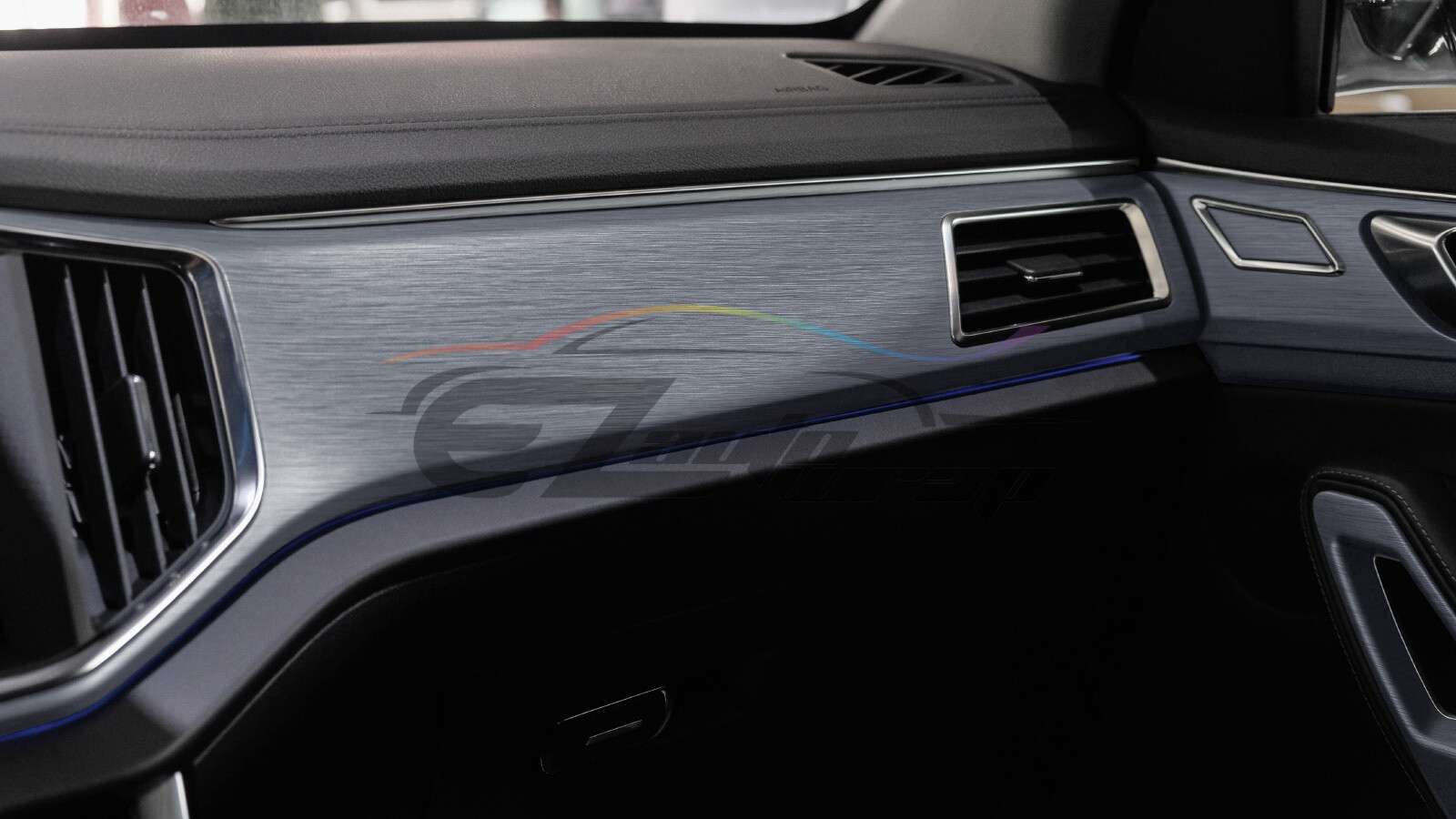 Brushed Aluminum Charcoal Gray Steel Vinyl Wrap Sticker Film Decal Sheet DIY