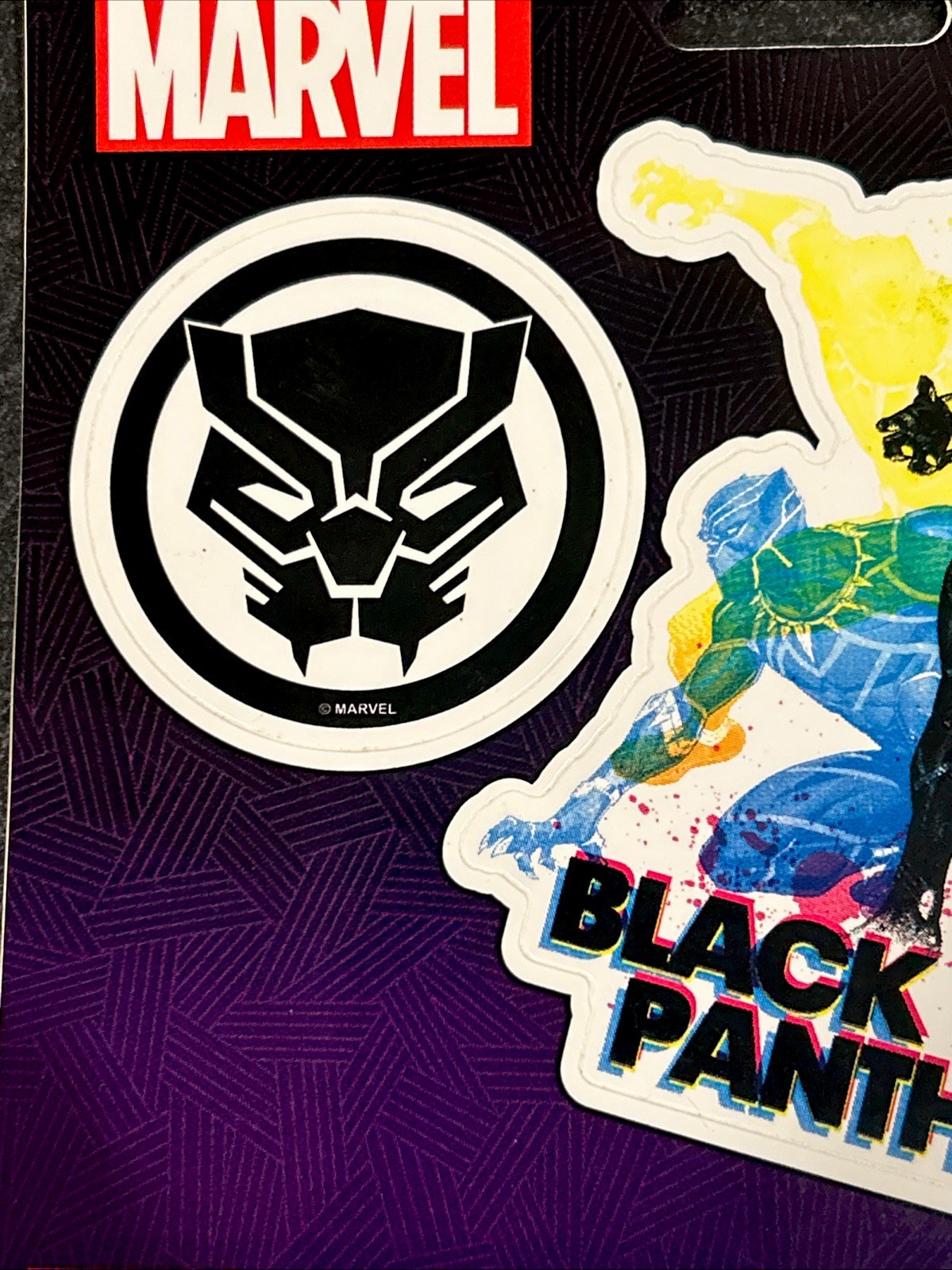 DECALOMANIA place anywhere decal – BLACK PANTHER MARVEL MCU