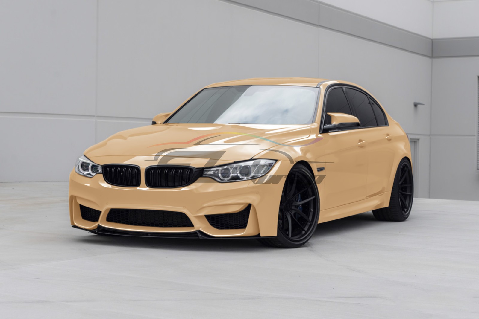 High Gloss Sand Yellow Car Vinyl Wrap Sticker Decal Sheet Film DIY Air Release