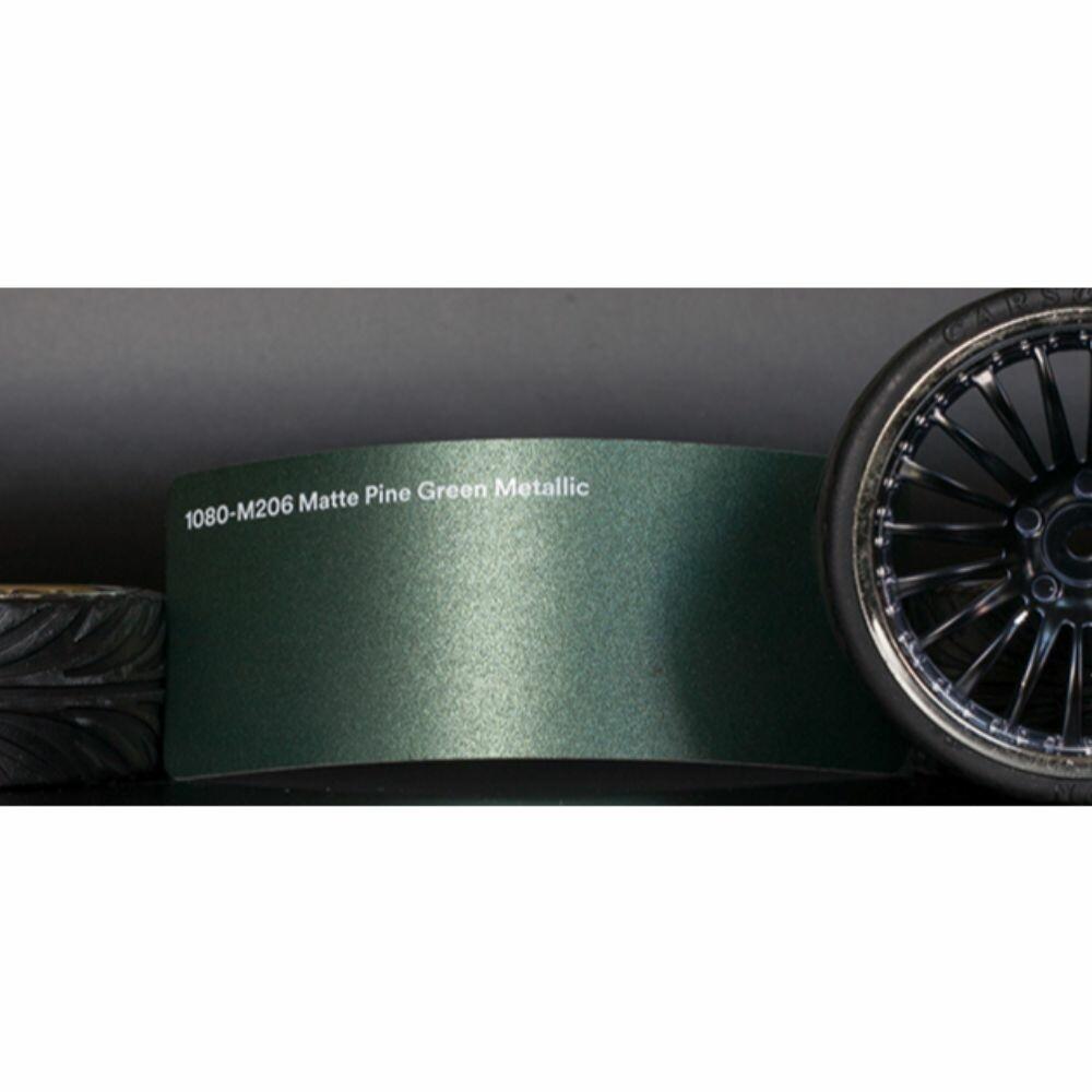 3M 2080 Scotchprint Matte Metallic Pine Green Vinyl Car Wrap Film | M206