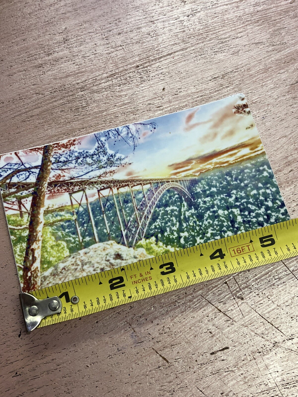 New River Gorge Bridge National Park West Virginia Sticker 3”x 5.5”