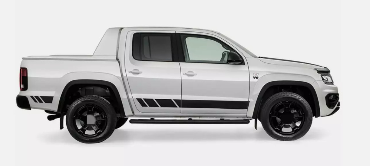 Volkswagen Amarok VW Side Stripes Graphics Decals Both Sides 4×4 Utility
