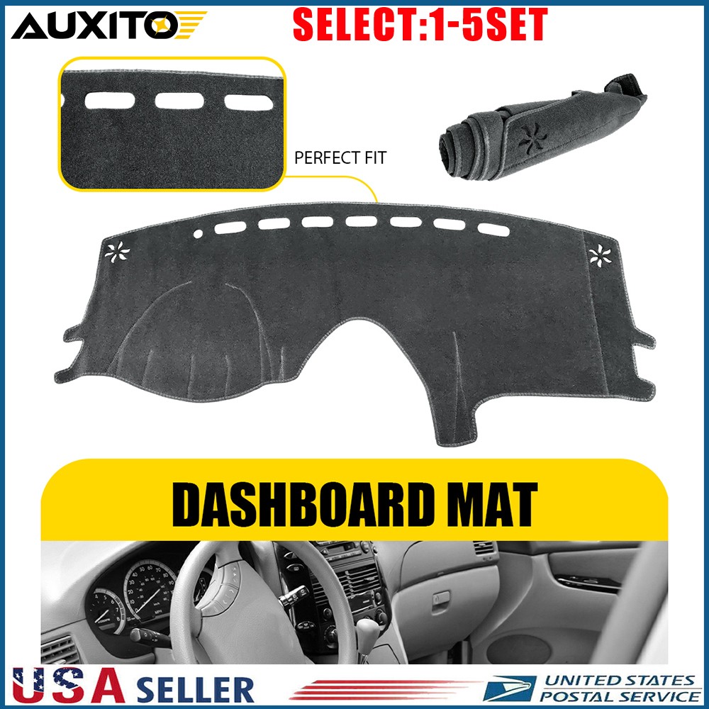 Fit 2004-2010 Toyota Sienna Dashboard Mat Cover Gray Carpet Dash Pad Made 1-5X