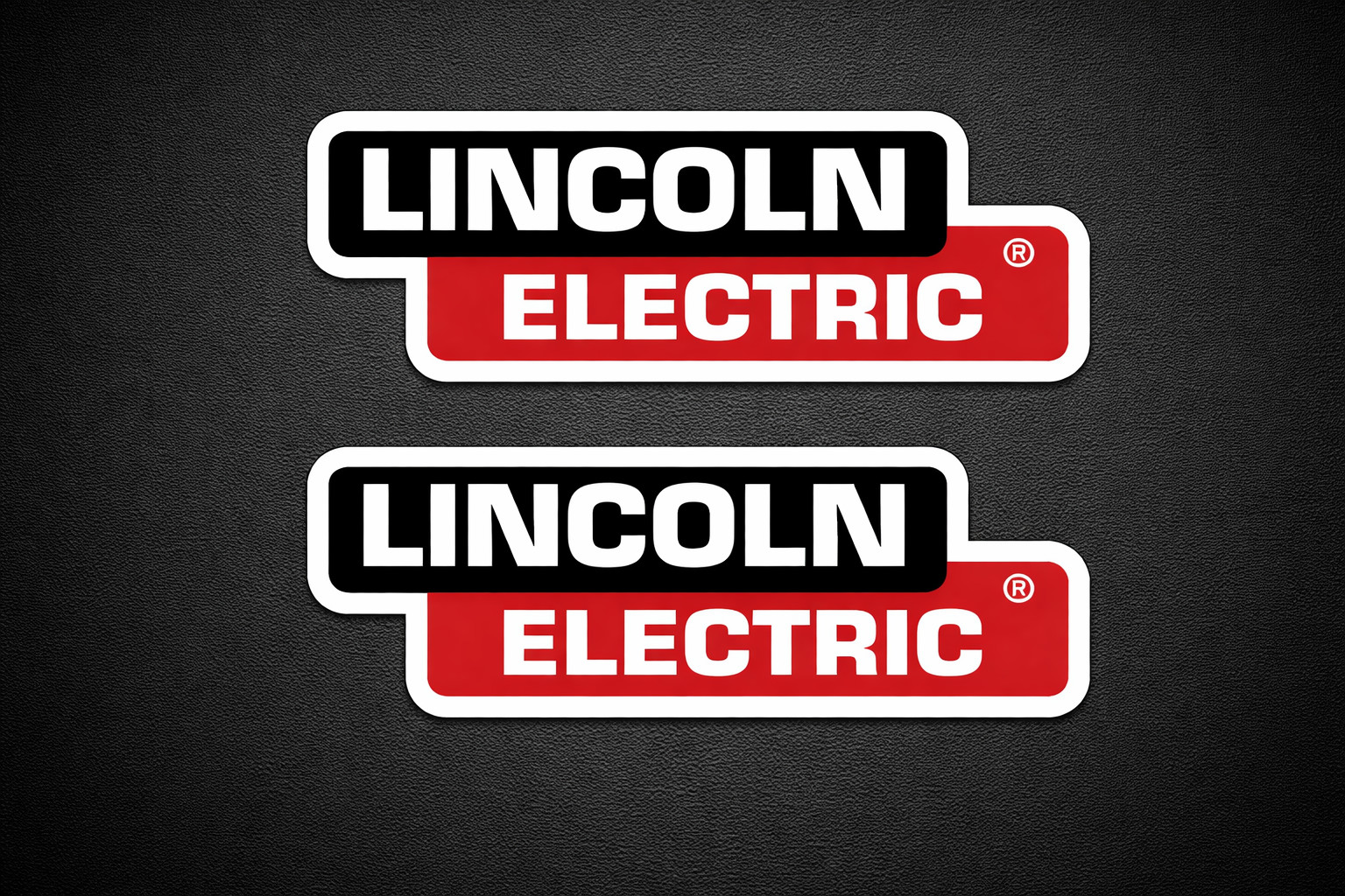 Lincoln Electric (2) Decal Stickers Free Shipping and Tracking 4.5″ x 12.5″ P114