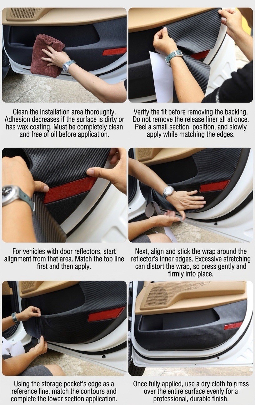 KIA EV3 Door Protect Felt Cover – 4 pcs