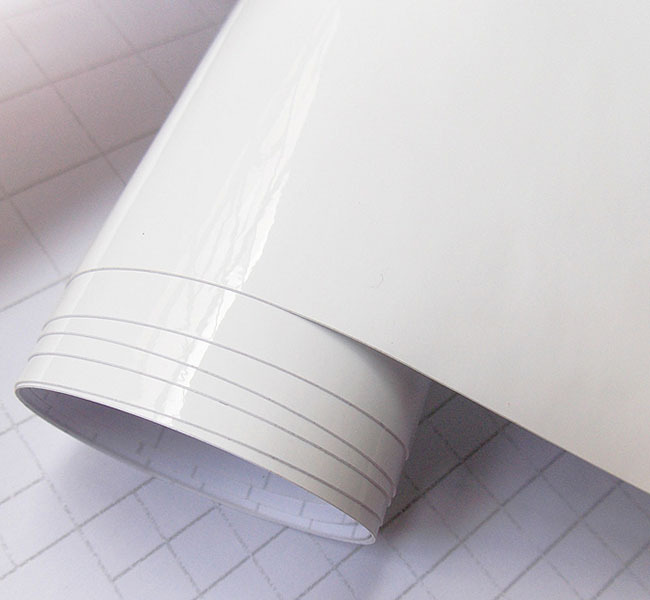 72″ x 60″ Gloss White Vinyl Film Wrap Sticker Decal Air Bubble Free 6ft x 5ft