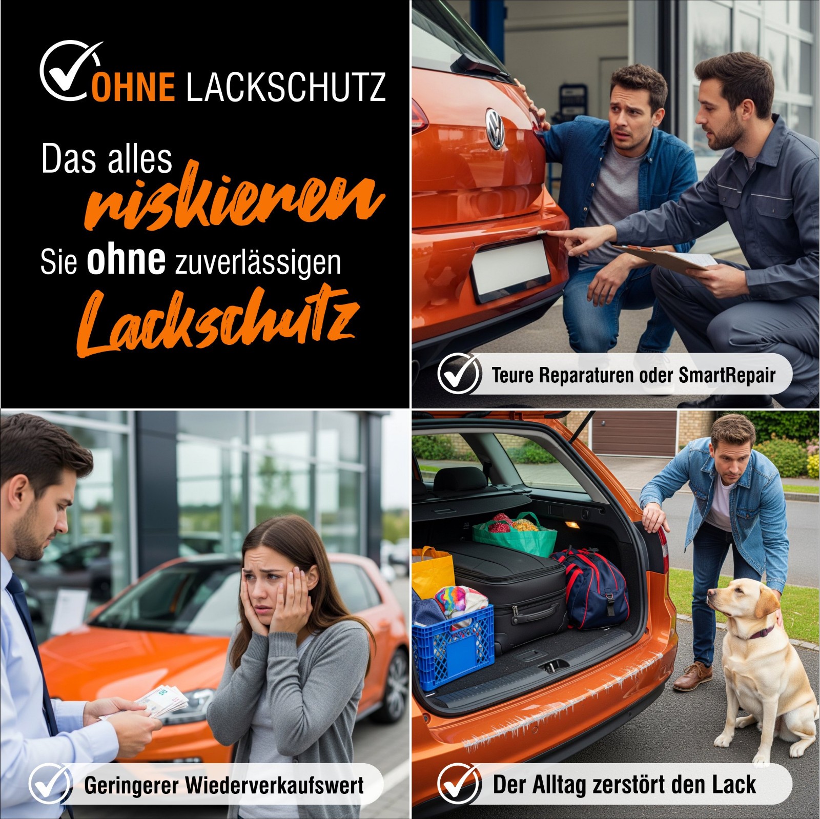 Lackschutzfolie für BYD ✔ Ladekantenschutz ✔ Autozubehör ✔ 100% paßgenaue Folie
