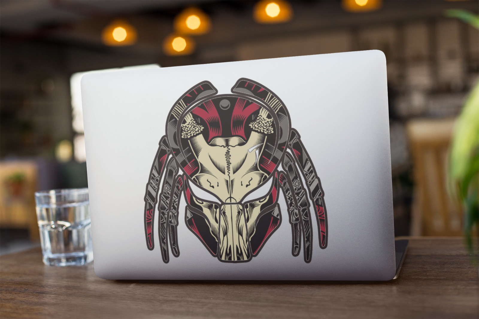 Predator Car Window Vinyl Decal Helmet Sticker Water-Resistat Multiple Sizes