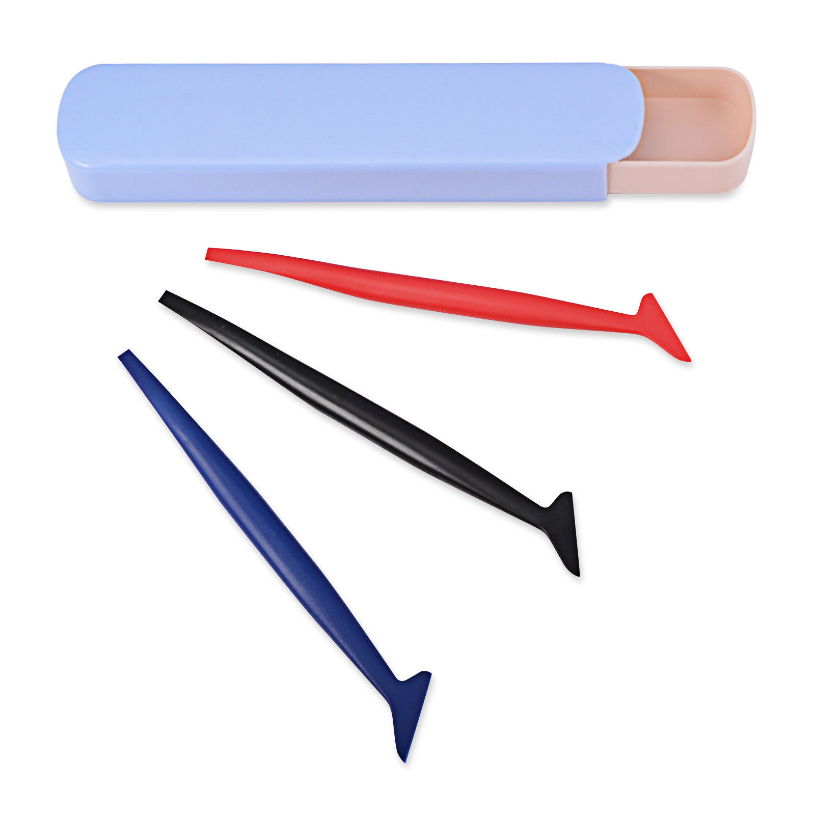 Car Wrapping Vinyl Tools Kit Micro Squeegee Tucking Scraper Razor Cutter USA