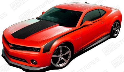 Chevrolet Camaro Top & Side Hockey Throwback Stripes 2010 2011 2012 2013
