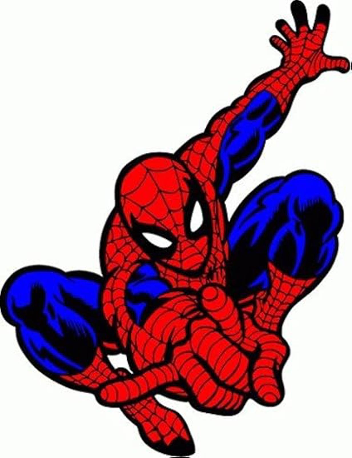 4″x 5″ Spiderman Cartoon Vinyl Bumper Sticker