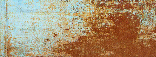 Patina Rust Bike Scooter Motorcycle Vinyl Graphic Decal Car Wrap Teal Blue Metal