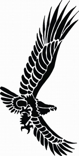 NEW TRIBAL EAGLE #TAN2/106 DECAL VINYL GRAPHIC CAR SUV VAN TRAILER RV VEHICLE
