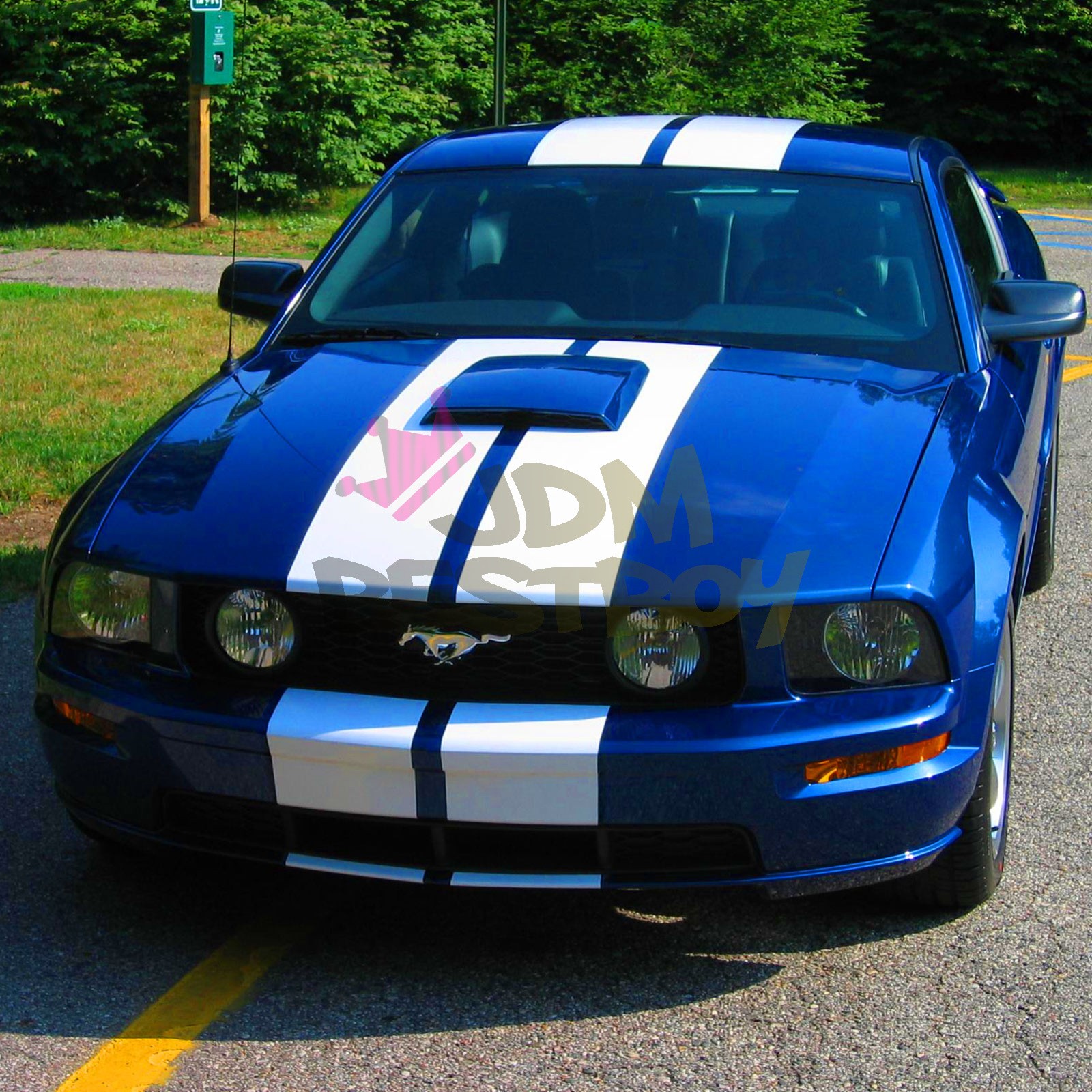 3M 2080 Gloss Racing Stripes Vinyl Wrap Rally Decal Sticker Hood Roof 25FT/50FT