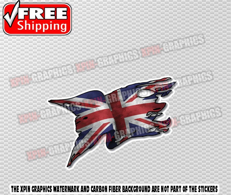 United Kingdom Country Flag Map Vinyl Decal Sticker A