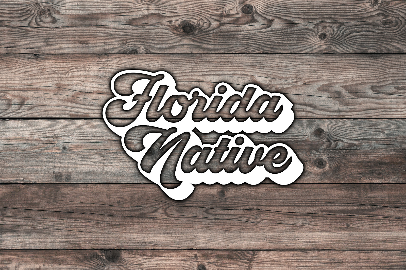 Florida Native Decal Sticker Vinyl Graphics – 6.5 x 4.2 inch