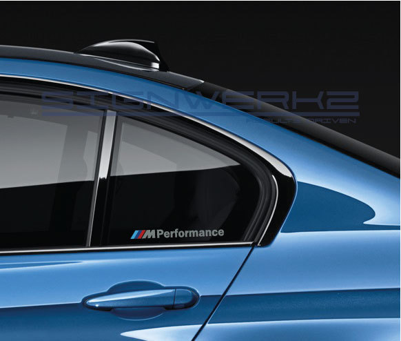 M Performance Decal Sticker logo m power M2 M4 M3 M6 M8 X3M Multi color BMW Pair