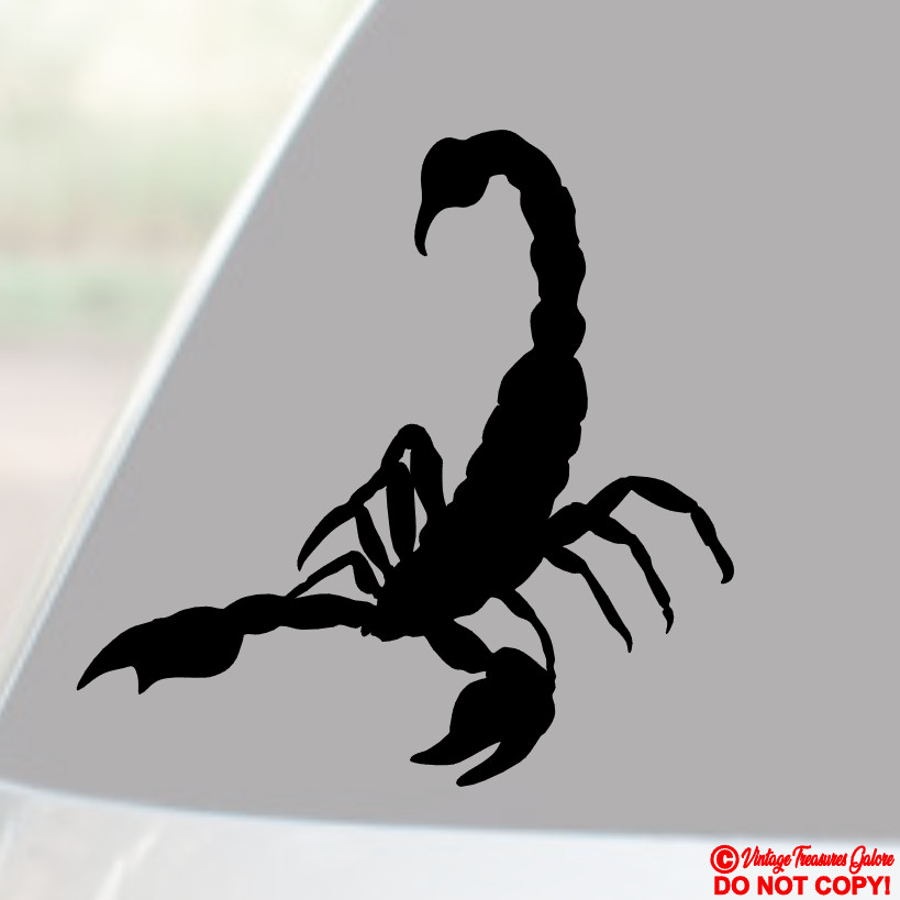 SCORPION ~VINYL DECAL STICKER CAR TRUCK BUMPER REAR WINDOW ARACHNID EMPEROR JDM