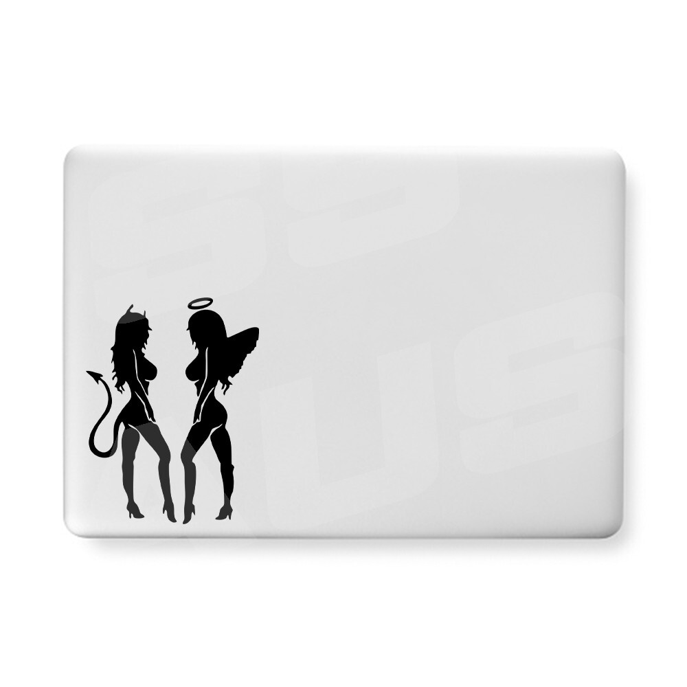 Sexy Lady Hot Girl Babe Angel Devil Sticker Decal JDM Car Bumper Laptop Window
