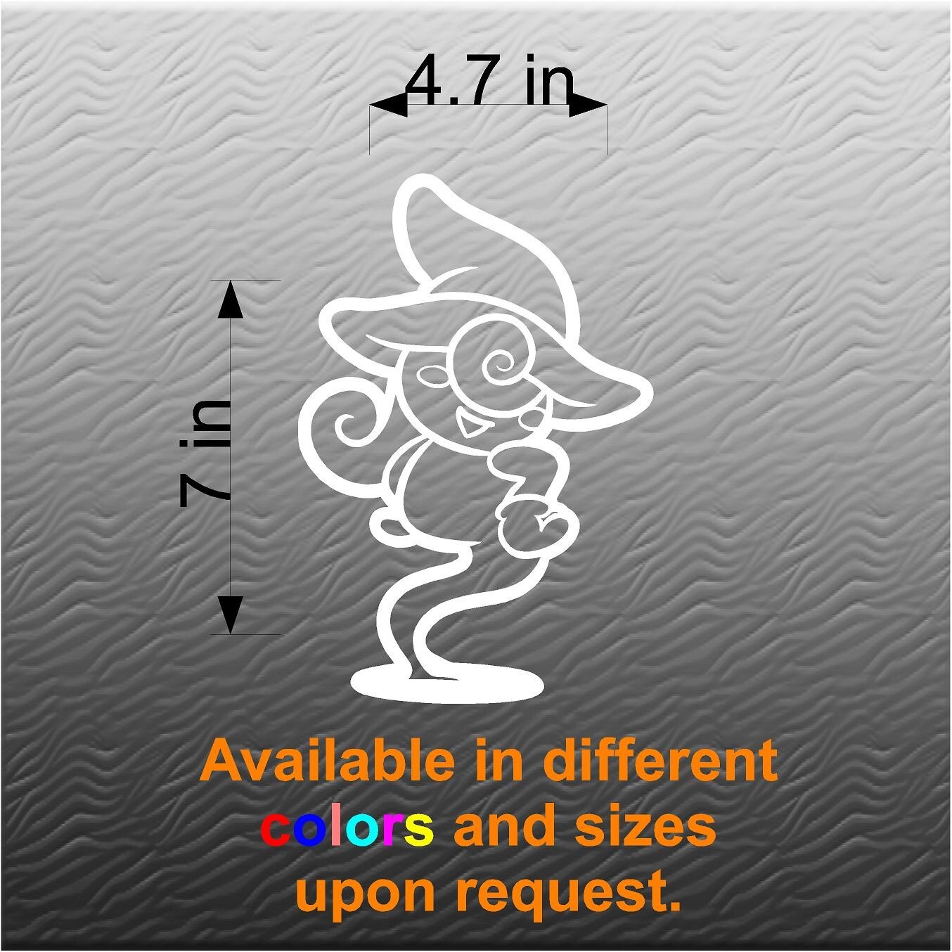 Vinyl Decal Sticker. Car, Window, Wall… Paper Mario – Vivian (7″ x 4.7″)