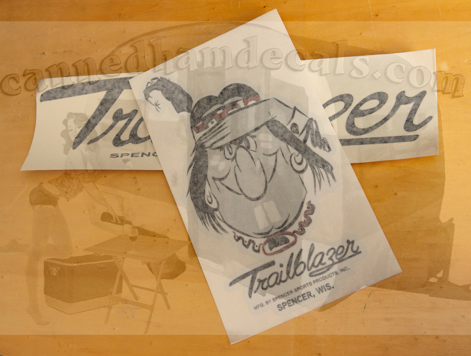 Trailblazer Vintage Travel Trailer Spencer Wis Reproduction Decals 1960’s-70’s