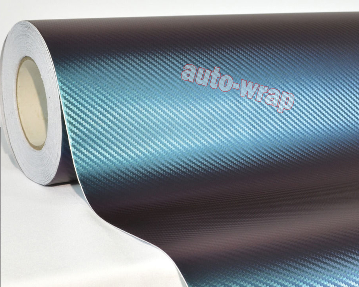 Full Car 3D Carbon Fiber Chameleon Vinyl Wrap Sticker Green Purple 98FT x 5FT AC