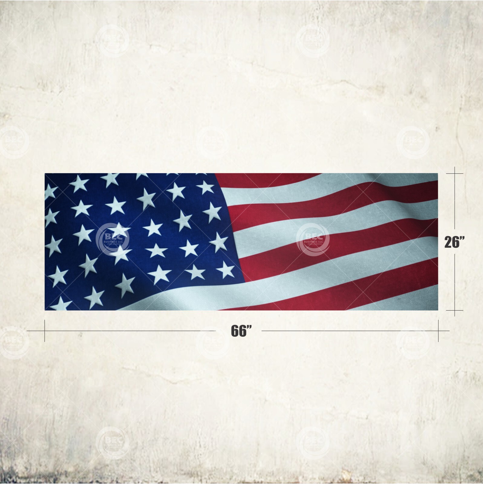 American Flag Tailgate Wrap Vinyl graphic laminated matte or glossy