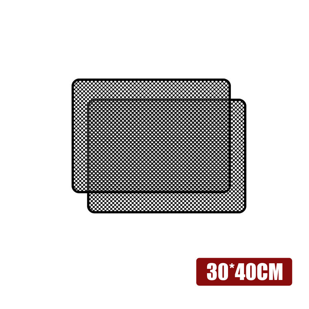 2pcs Car Side Window Mesh Film Net Sun Shade Static Sticker UV Protector