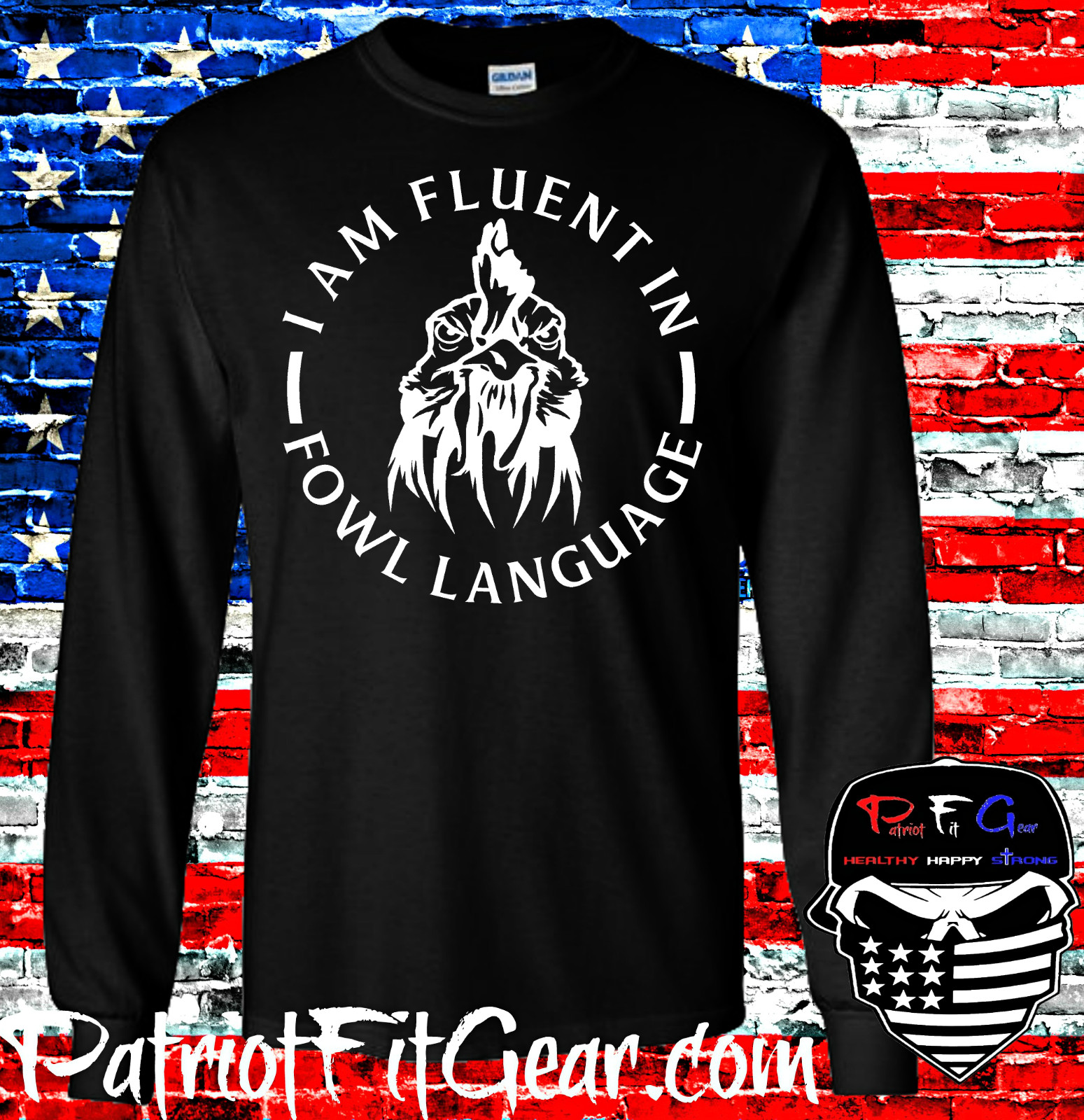 Chickens, I Am Fluent In Fowl Language, Poultry Farm, Hen, Pullet, Vinyl Decal