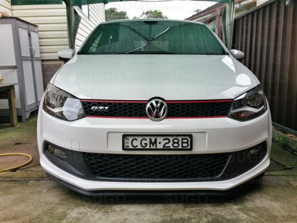 2″x98″ Car Front Bumper Lip Splitter Body Spoiler Protector Rubber Valence Chin