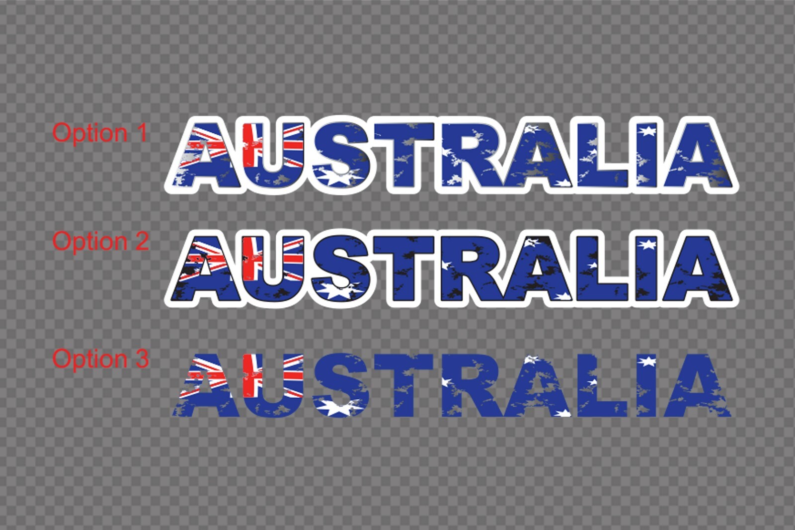 Australian Flag Car Sticker Decal Australia Day Aussie Spirit Symbol Identity