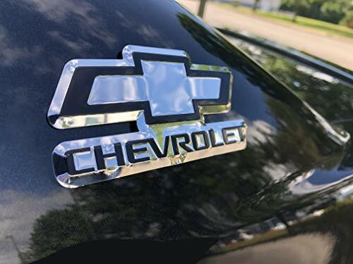 Chroma 41702 Chevrolet Bowtie Aluminum Bendable Decal Chrome 2 1/4″ x 4 1/4″