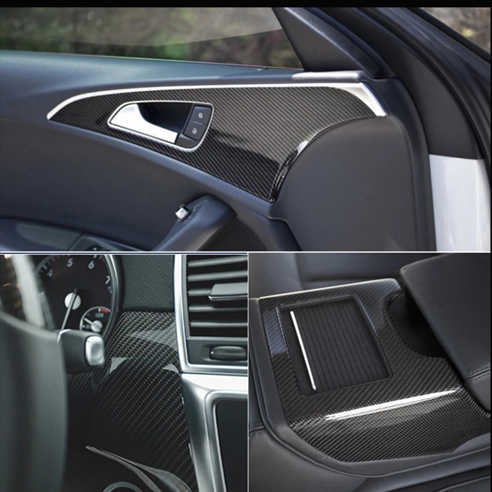 For Car Door Mirror Scuff Cover Anti Scratch Decal Sticker Protector New Black