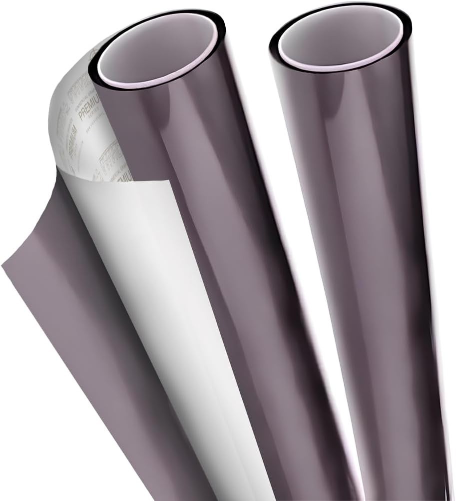 Air-Tint Self-Adhesive Headlight Tinting Vinyl 12″ x 24″ 2-Roll Pack Light Smoke