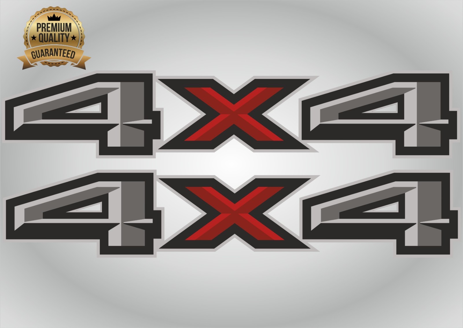 4×4 Decals Compatible with Ford F150 Gold Hook Truck Body Tail 2pcs