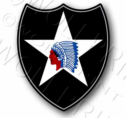 2nd Infantry 5″ Tall Military Army Division Sticker Vinyl Decal