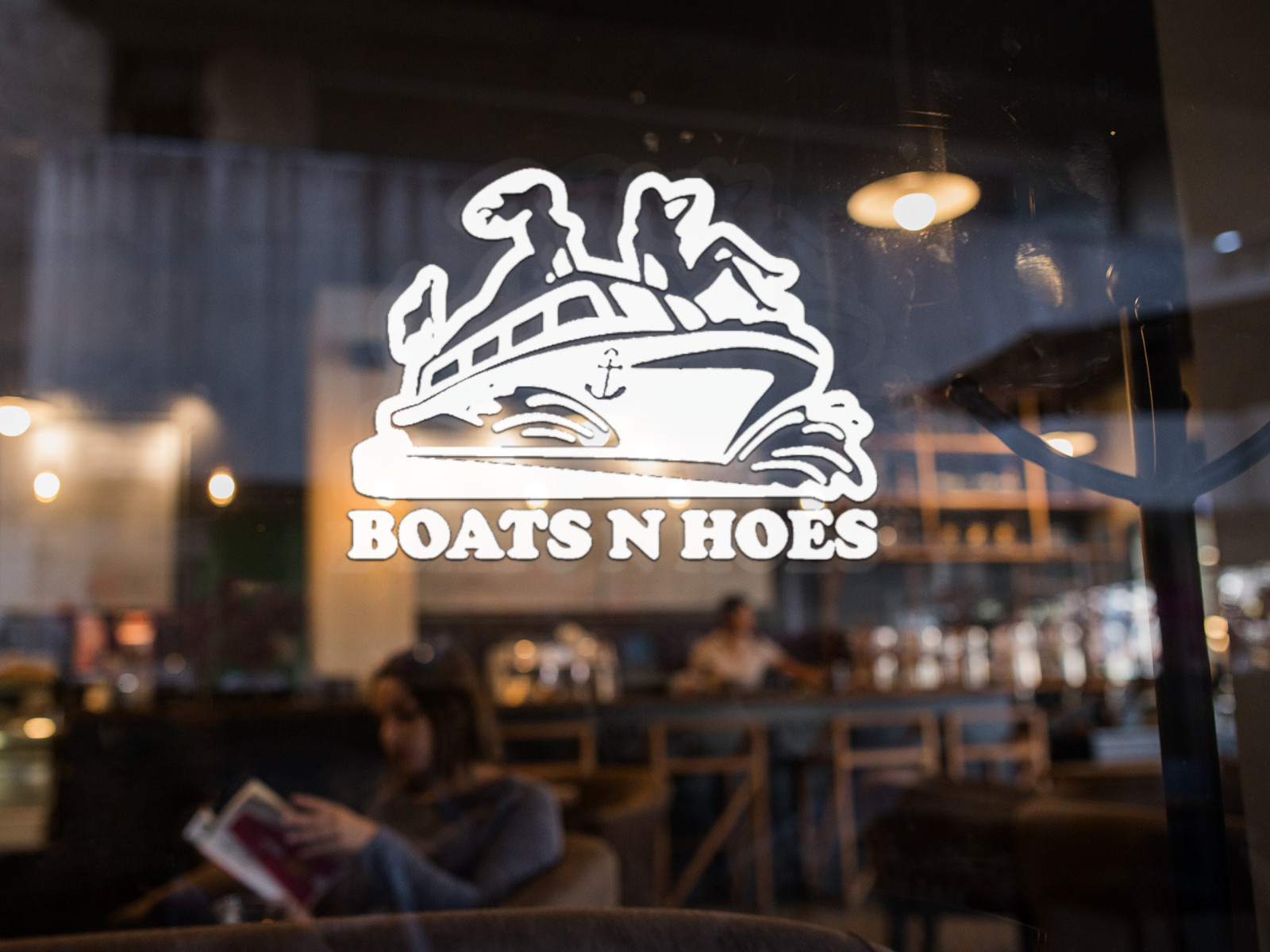 Boats and Hoes Boat Decal Graphic Car Window Auto Truck Trailer Sticker