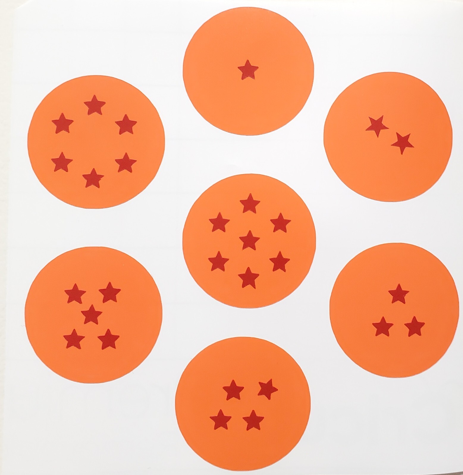 Goku Dragon Ball Z Dragon Balls Stickers Vinyl Decal Car Windows Waterproof!