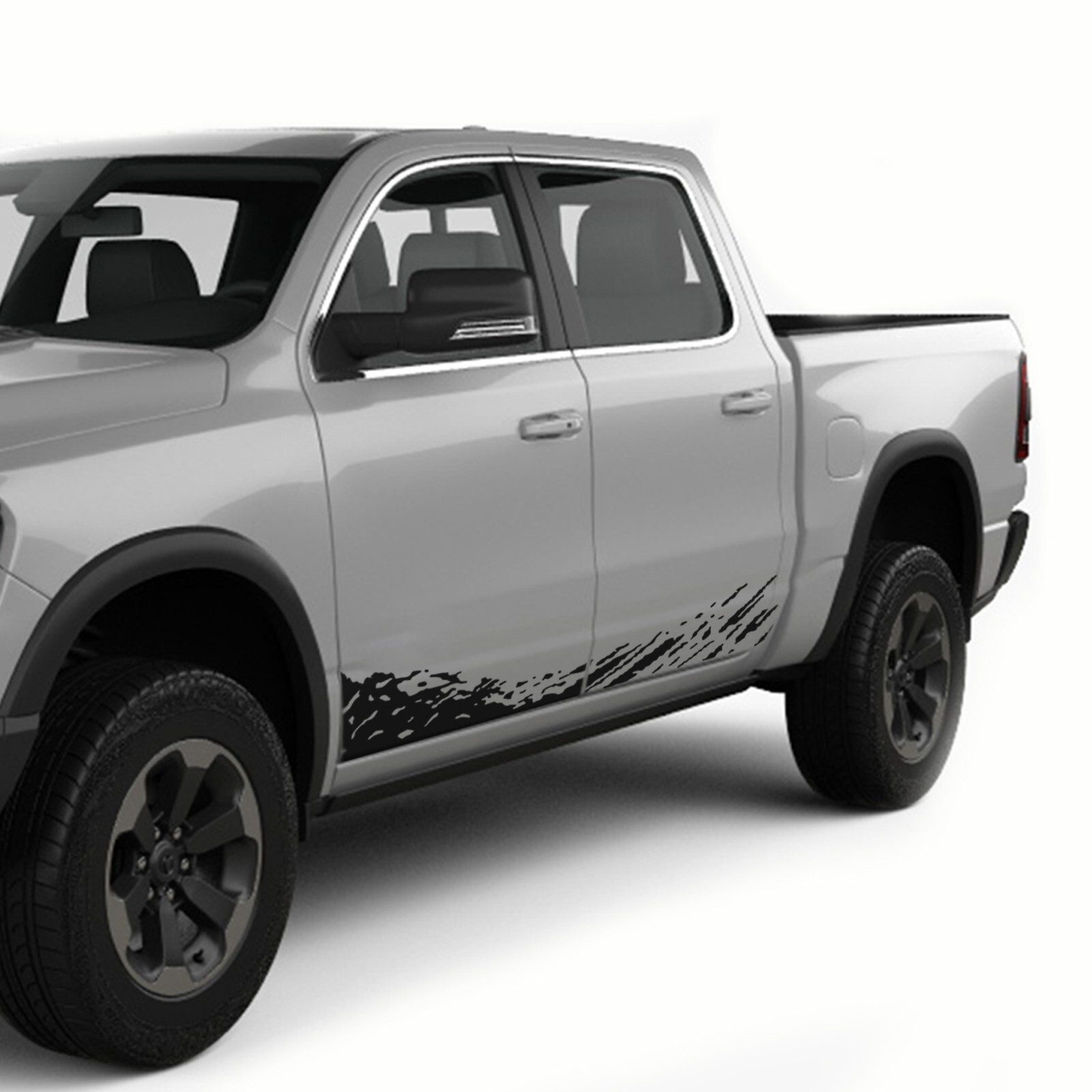 Lower mud splash graphics stickers decal compatible with Dodge Ram