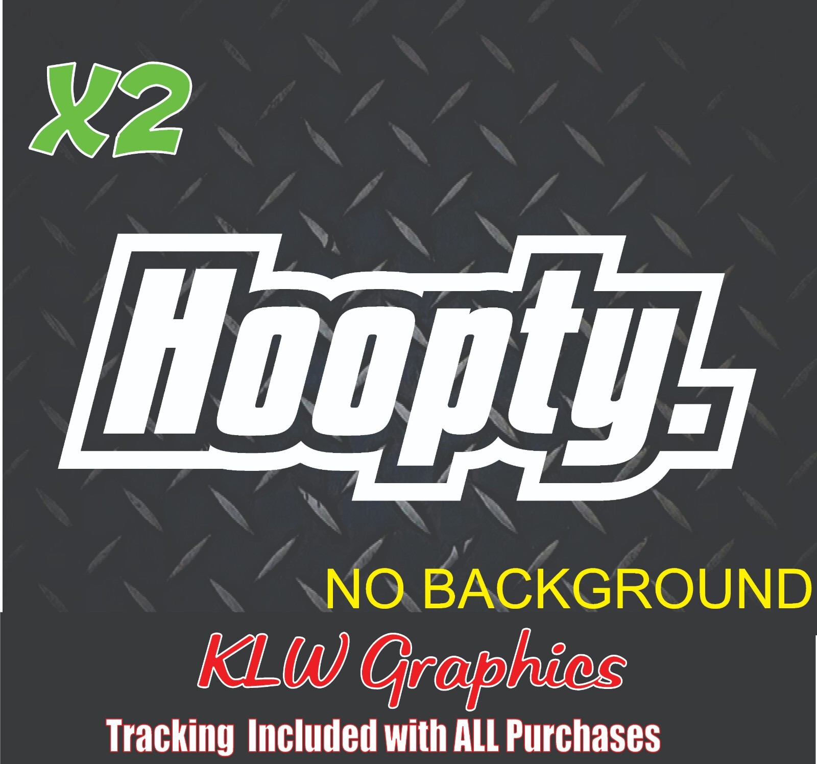 Hoopty Decal Sticker Low Lifted Drift Turbo Boost JDM Diesel Truck 7.3 6.6 Funny