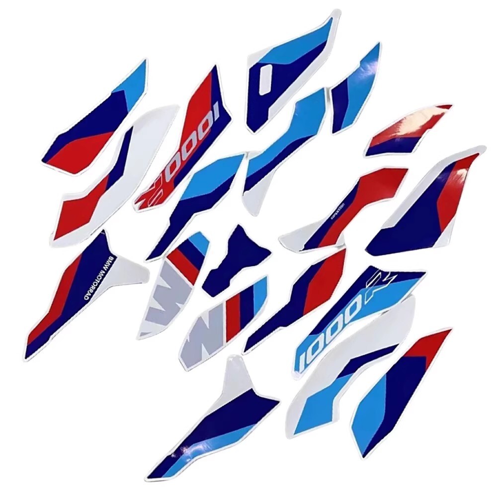 2021 2022 2023 Body Fairing Sticker Decals Full Set Fit For BMW S1000R M1000R
