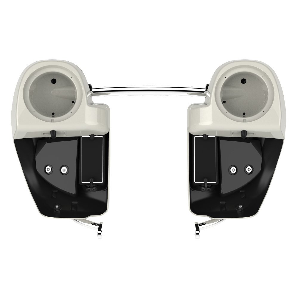 Bonneville Salt Pearl 6.5 inch Speaker Pods Lower Fairings Fits 14+ Harley