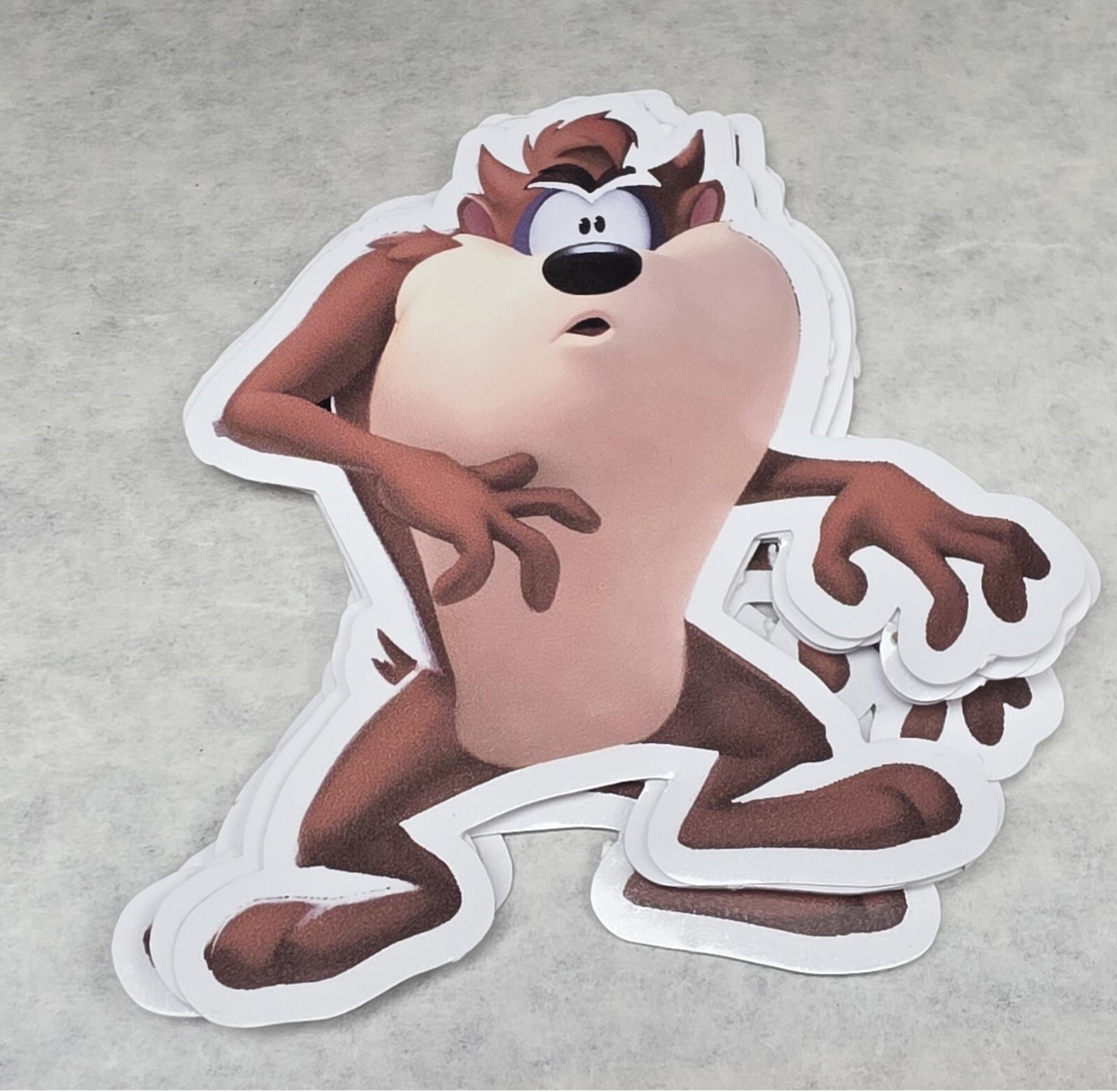 Vinyl Decal stickers custom made TAZ 4″ Tall laptop diecut
