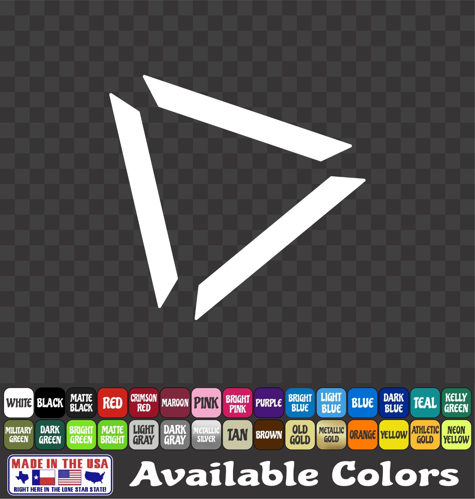 Predator Triangle Sticker Hunting Symbol Decal Predator Call Vinyl Outdoor
