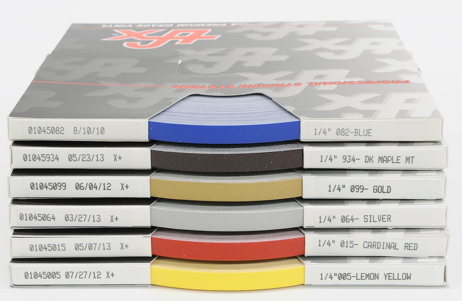 1/4″ x 150′ Quarter Inch Roll of Solid Premium Accent Stripe in many colors