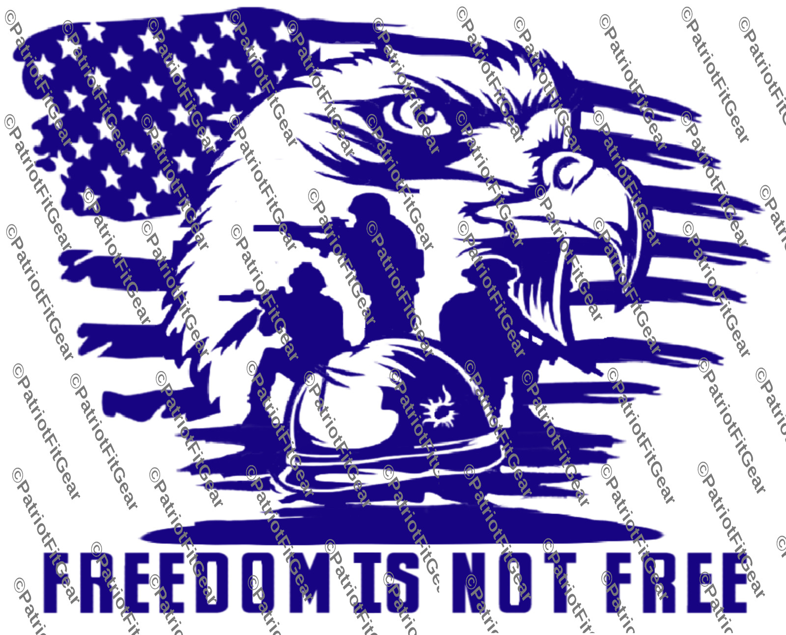 Freedom Is Not Free,Live Free Or Die, We The People,Military,Custom Vinyl Decal